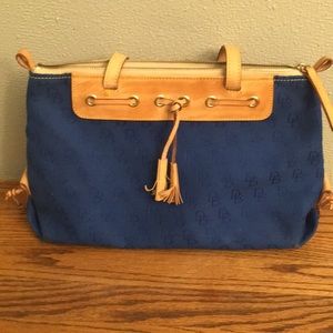 Blue Dooney & Burke Purse Handbag Tote